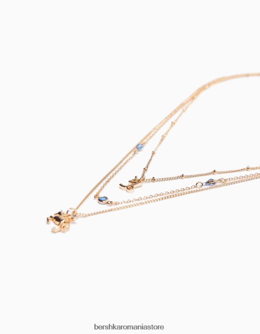 Bershka femei set de 3 coliere zodiac capricorn aur Z86D4225 accesorii
