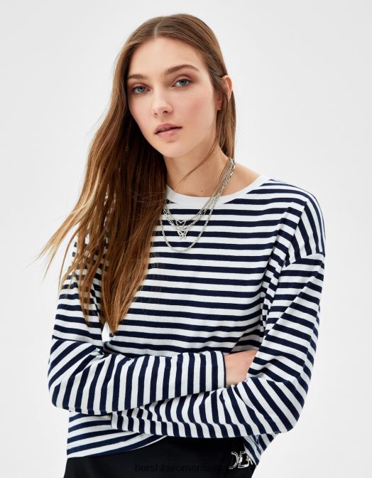 Bershka femei set de 4 coliere cu lanț cu pandantiv fluture argint Z86D2453 accesorii