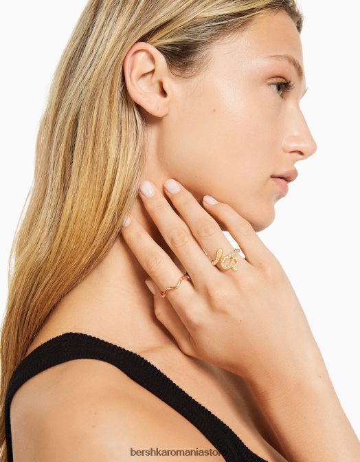 Bershka femei set de 6 inele de sarpe aur Z86D2521 accesorii