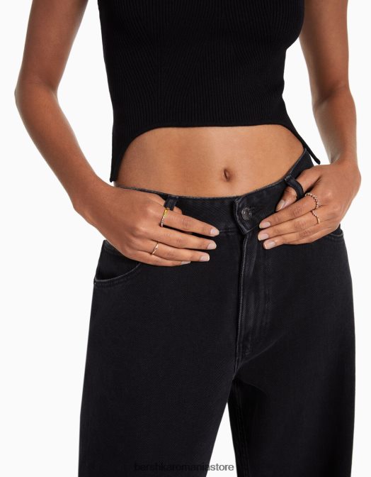 Bershka femei set de 7 inele cu libelule din strass aur Z86D2498 accesorii