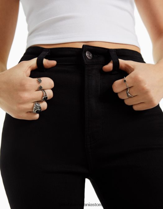 Bershka femei set de 9 inele boho argint Z86D2486 accesorii