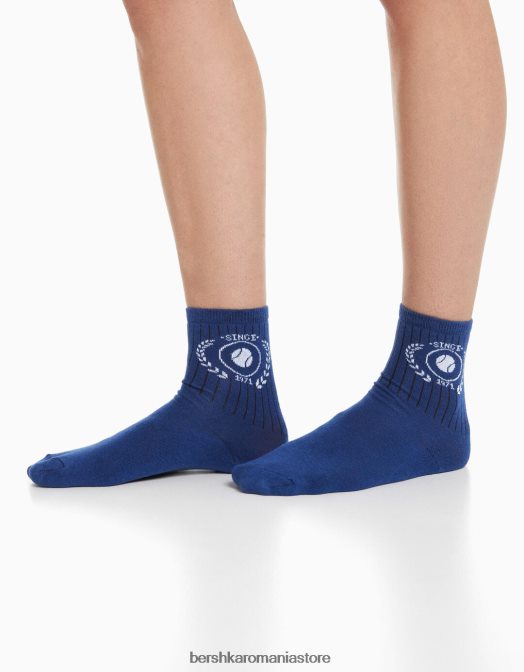 Bershka femei pachet de 3 perechi de șosete sport portocale Z86D2593 accesorii