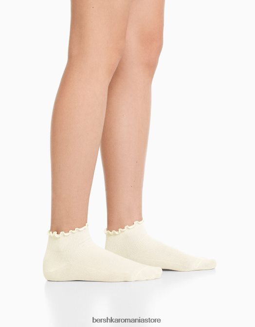 Bershka femei set de 3 ciorapi la glezna negru Z86D2595 accesorii