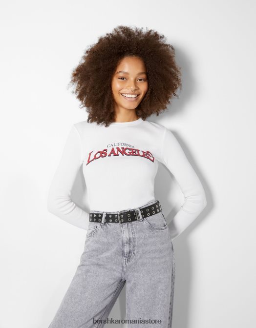 Bershka femei centura din imitatie de piele cu ochiuri negru Z86D2549 accesorii