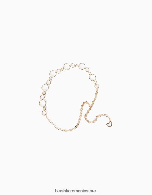 Bershka femei curea cu lanț cu inele aur Z86D2543 accesorii
