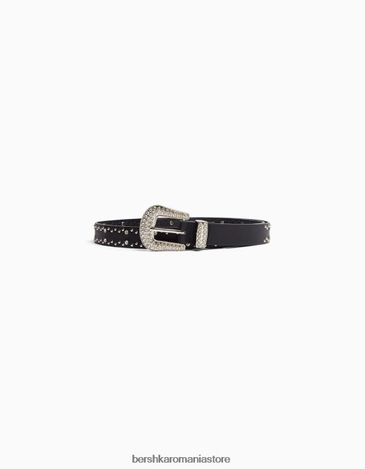 Bershka femei curea împânzită cu strasuri nu spăla Z86D2539 accesorii