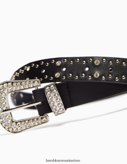 Bershka femei curea împânzită cu strasuri nu spăla Z86D2539 accesorii