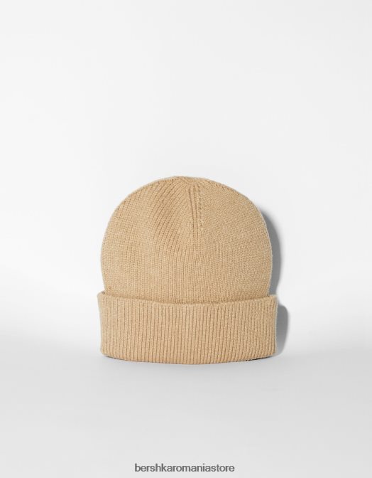 Bershka femei căciulă scurtă nisip Z86D2559 accesorii