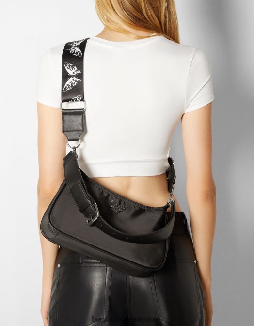 Bershka femei geantă crossbody cu imprimeu fluture nu spăla Z86D2406 accesorii