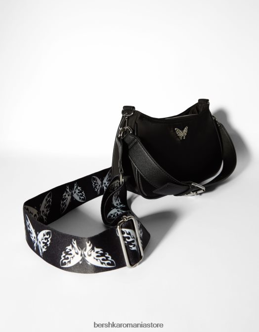 Bershka femei geantă crossbody cu imprimeu fluture nu spăla Z86D2406 accesorii