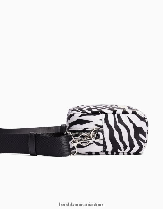 Bershka femei geantă crossbody cu imprimeu zebră nu spăla Z86D2341 accesorii