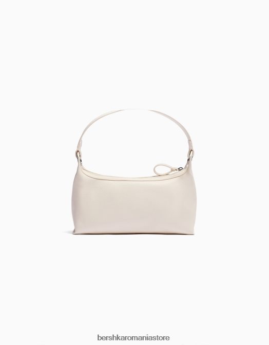Bershka femei geanta cu maner si inel alb Z86D1907 accesorii