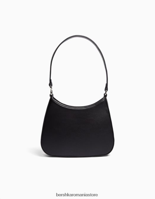 Bershka femei geanta de mana cu maner negru Z86D2422 accesorii