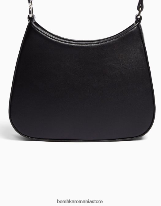 Bershka femei geanta de mana cu maner negru Z86D2422 accesorii