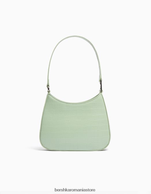Bershka femei geanta de mana cu maner verde Z86D2421 accesorii