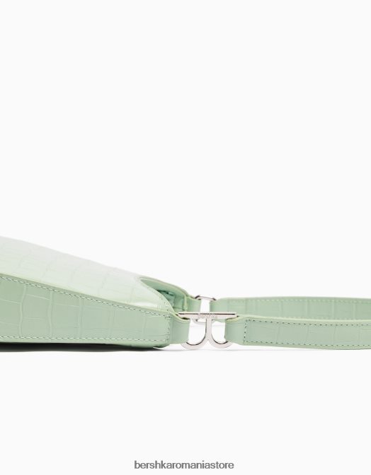 Bershka femei geanta de mana cu maner verde Z86D2421 accesorii