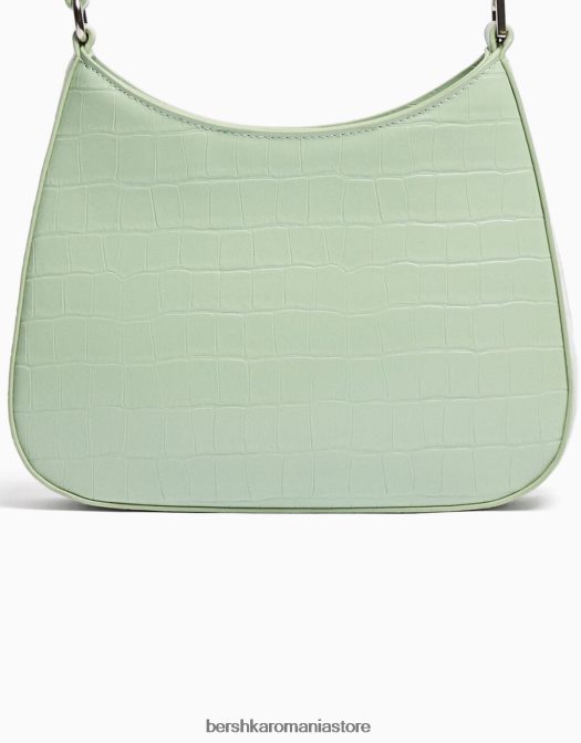 Bershka femei geanta de mana cu maner verde Z86D2421 accesorii
