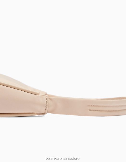 Bershka femei geanta de umar din stofa bej Z86D2344 accesorii