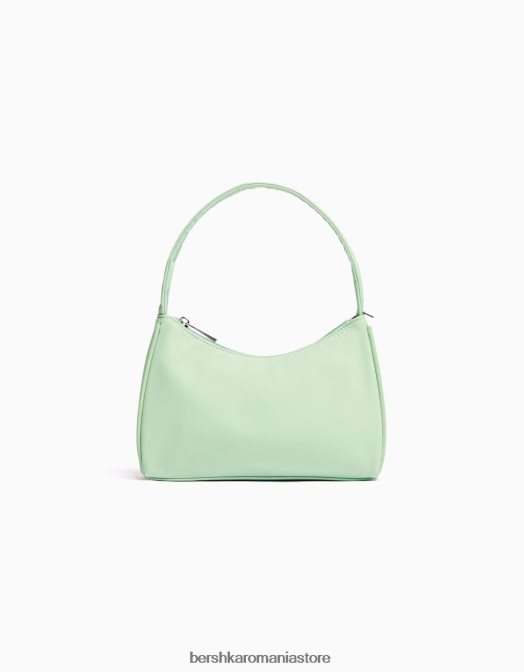 Bershka femei geanta de umar din stofa turcoaz Z86D2343 accesorii
