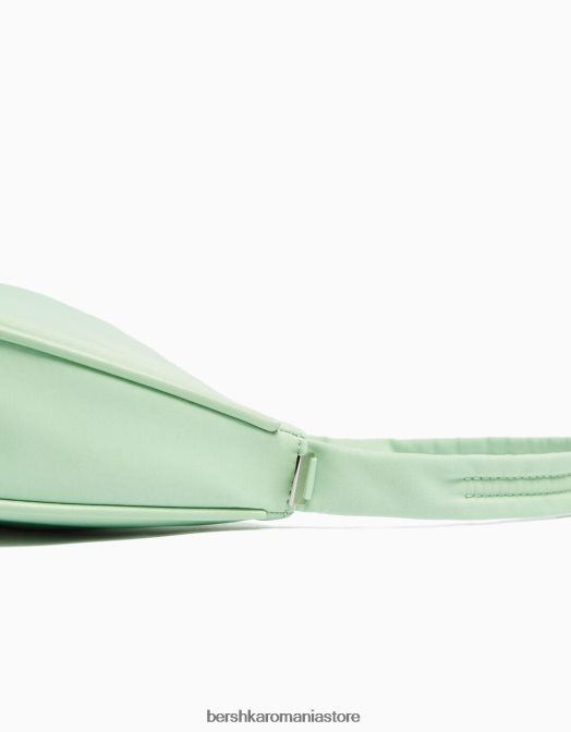 Bershka femei geanta de umar din stofa turcoaz Z86D2343 accesorii