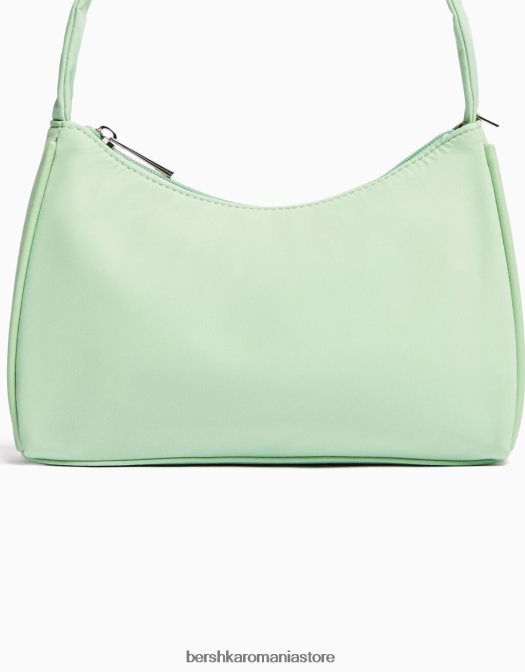 Bershka femei geanta de umar din stofa turcoaz Z86D2343 accesorii