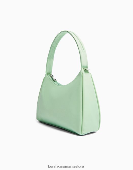 Bershka femei geanta de umar din stofa turcoaz Z86D2343 accesorii