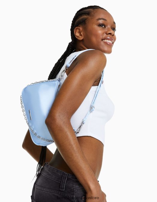 Bershka femei geanta din satin cu maner nu spăla Z86D2357 accesorii