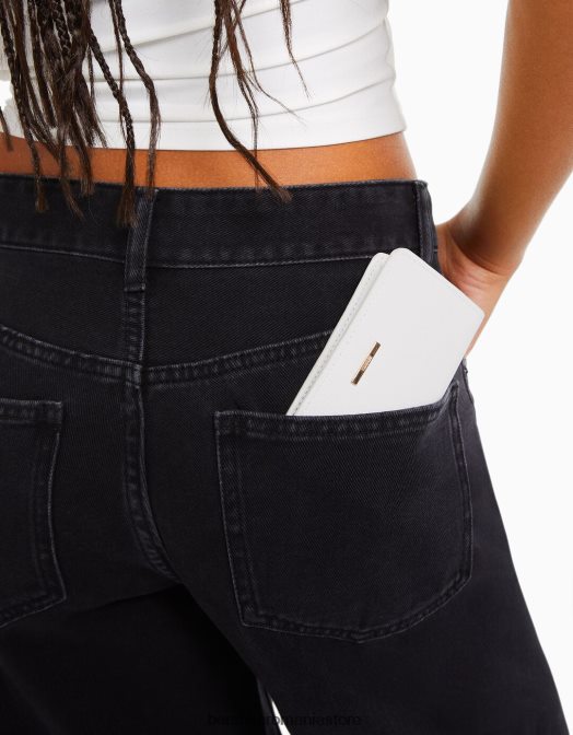 Bershka femei portmonee de bază alb Z86D2390 accesorii