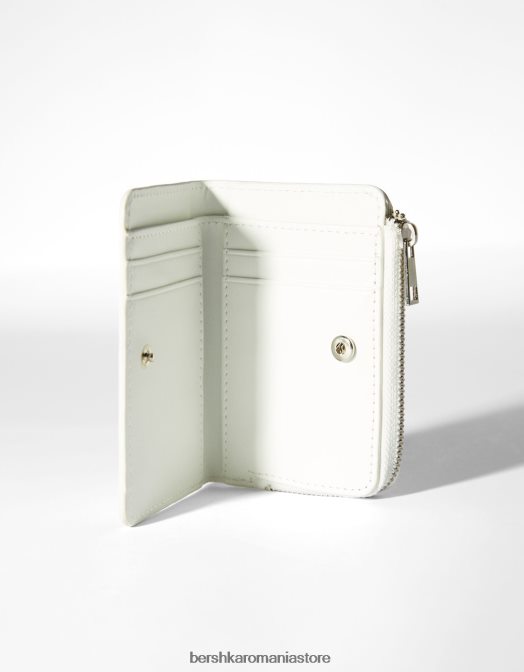 Bershka femei portofel cu imprimeu fluture alb Z86D2399 accesorii