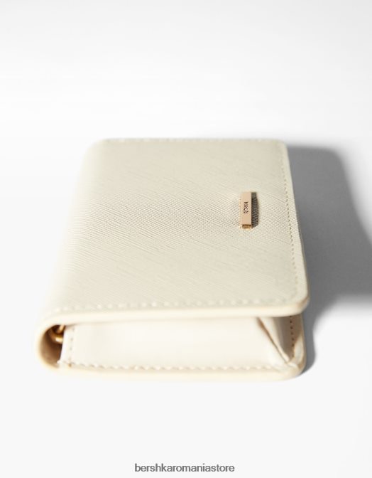 Bershka femei portofel simplu cremă Z86D2398 accesorii