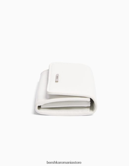 Bershka femei portofel strălucitor de bază cremă Z86D2396 accesorii