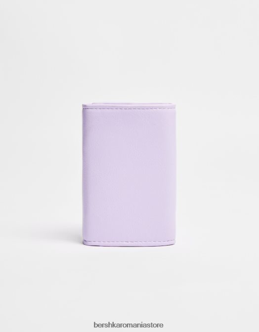 Bershka femei portofel strălucitor de bază violet Z86D2397 accesorii