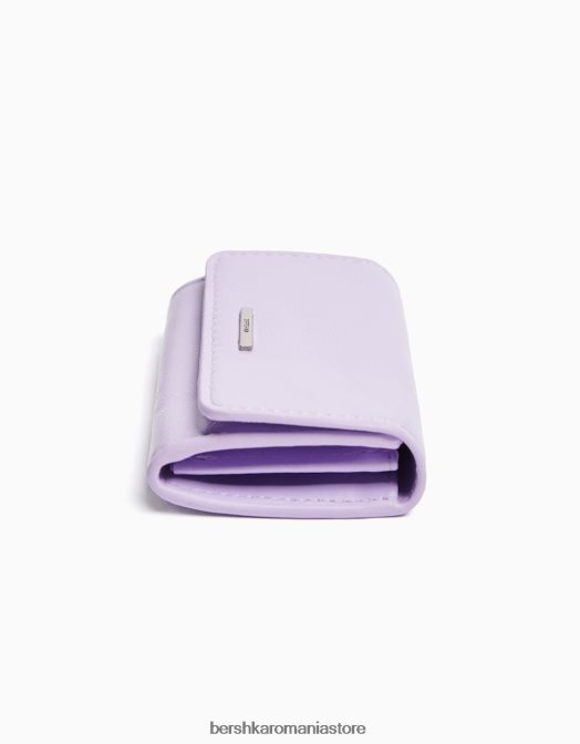 Bershka femei portofel strălucitor de bază violet Z86D2397 accesorii