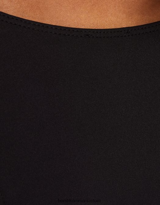 Bershka femei costum de baie cu deschidere negru Z86D1775 îmbrăcăminte