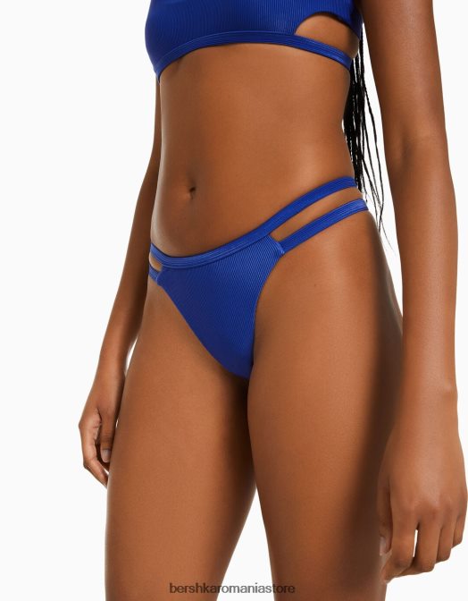 Bershka femei fund de bikini sport albastru Z86D1768 îmbrăcăminte