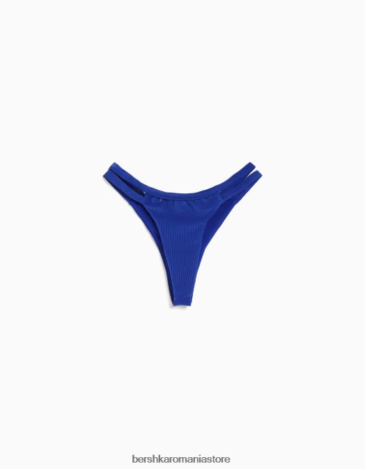 Bershka femei fund de bikini sport albastru Z86D1768 îmbrăcăminte