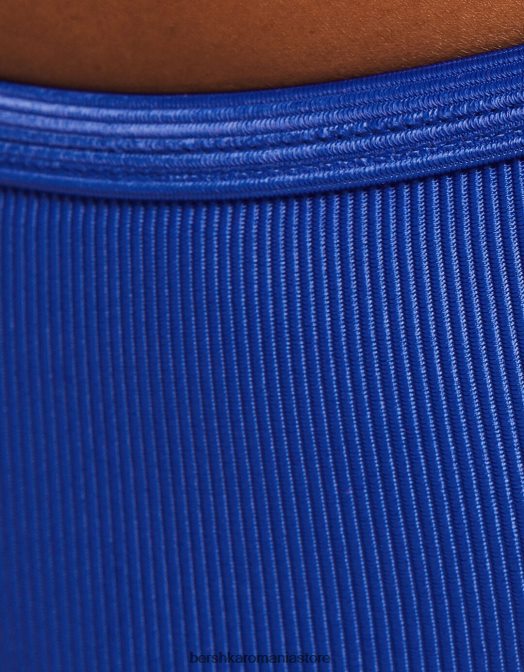 Bershka femei fund de bikini sport albastru Z86D1768 îmbrăcăminte