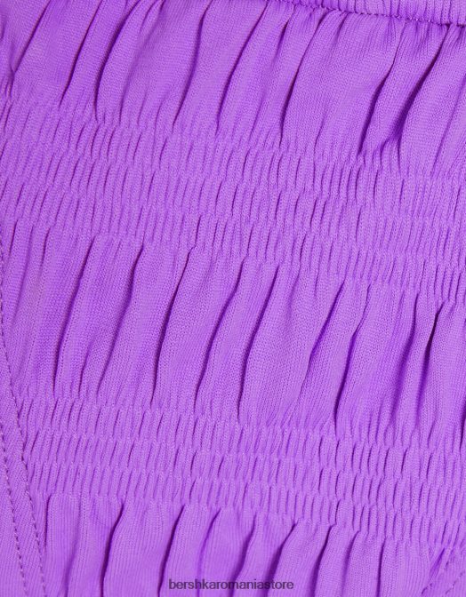 Bershka femei top de bikini adunat violet Z86D1818 îmbrăcăminte
