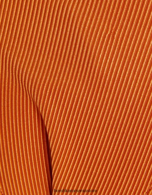 Bershka femei top de bikini otoman portocale Z86D1803 îmbrăcăminte