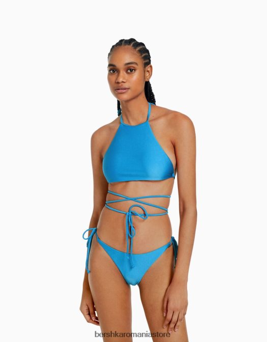 Bershka femei top de bikini surfer albastru Z86D1810 îmbrăcăminte