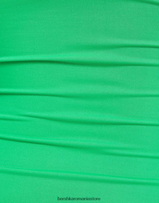 Bershka femei body monocrom cu bretele verde Z86D701 îmbrăcăminte
