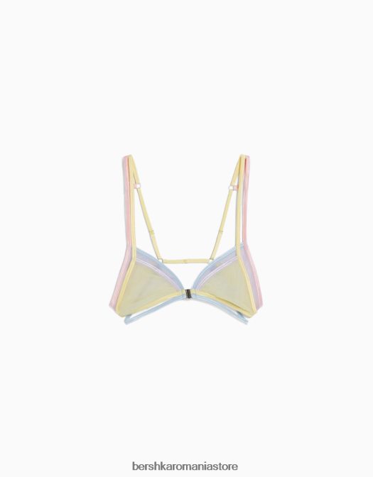 Bershka femei sutien triunghiular colorat roz Z86D1754 îmbrăcăminte