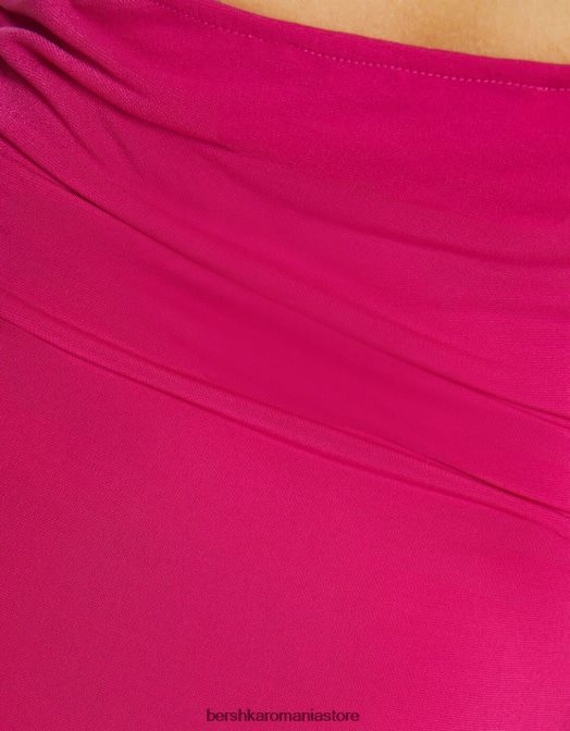 Bershka femei rochie lunga cu detaliu alte Z86D90 îmbrăcăminte