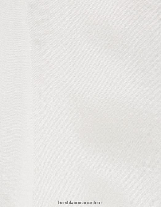 Bershka femei rochie midi cu bretele din satin cremă Z86D177 îmbrăcăminte