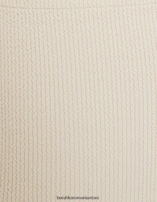 Bershka femei rochie mini cu bretele cu decupaj cămilă Z86D229 îmbrăcăminte