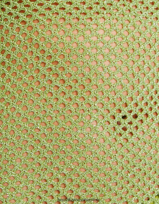 Bershka femei rochie mini din plasă cu bretele strălucitoare verde Z86D170 îmbrăcăminte