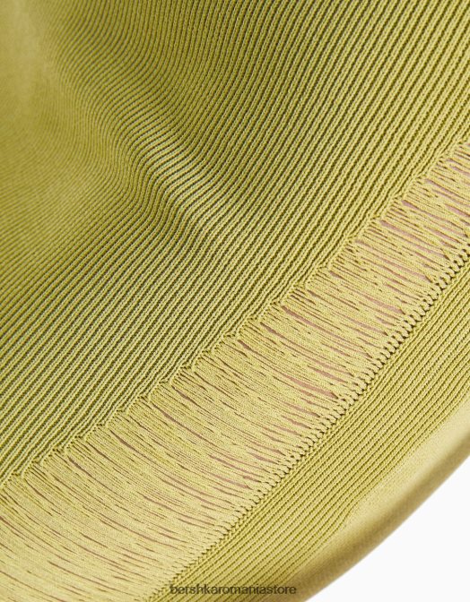 Bershka femei rochie mini din tricot deschis fără mâneci alte Z86D120 îmbrăcăminte