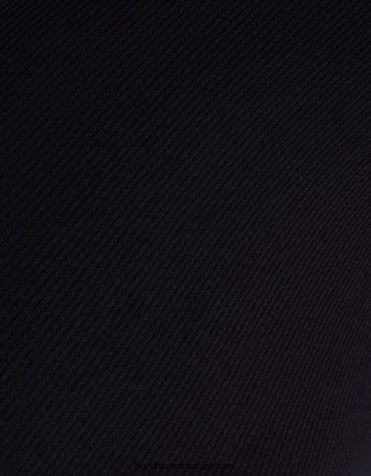 Bershka femei salopetă fără cusături cu bretele, cu spate încrucișat negru Z86D96 îmbrăcăminte