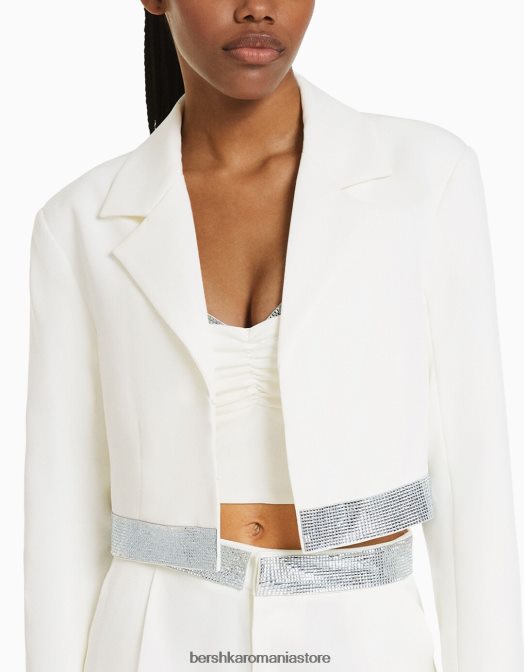 Bershka femei blazer cu detaliu bijuterie alte Z86D2005 îmbrăcăminte