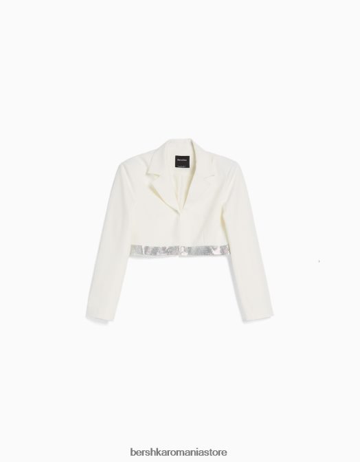 Bershka femei blazer cu detaliu bijuterie alte Z86D2005 îmbrăcăminte